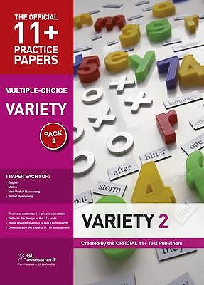 11+ Practice Papers, Variety Pack 2, Multiple Choice - Gl Assessment