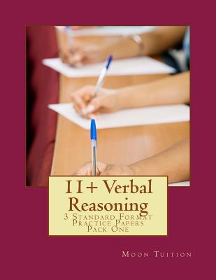 11+ Verbal Reasoning: 3 Standard Format Practice Papers - Tuition, Moon