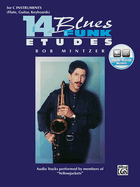 14 Blues & Funk Etudes: C Instrument (Flute, Guitar, Keyboard), Book & Online Audio