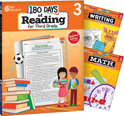 180 Days of Reading, Writing and Math Grade 3: 3-Book Set - Multiple Authors, and Sturgeon, Kristi, and Smith, Jodene
