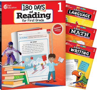 180 Days(tm) Reading, Math, Writing, & Language for Grade 1: 4-Book Set: Practice, Assess, Diagnose - Multiple Authors, and Barchers, Suzanne I, and Dugan, Christine