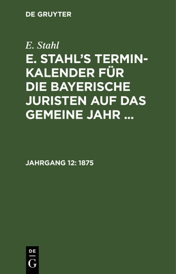 1875 - Stahl, E
