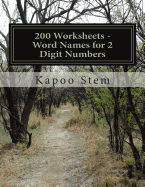 200 Worksheets - Word Names for 2 Digit Numbers: Math Practice Workbook