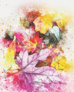 2019-2020 Academic Planner Weekly and Monthly Leaves Fractal