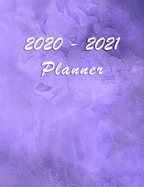 2020 - 2021 Planner: Academic and Student Daily and Monthly Planner - July 2020 - June 2021 - Organizer & Diary - To do list - Notes - Month's Focus - Elegant Flower Design with Gold Glittered lettering - Type2