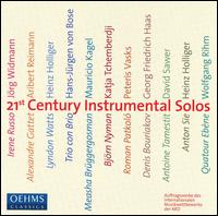 21st Century Instrumental Solos - Alexandre Gattet (oboe); Andrea Brown (soprano); Antoine Tamestit (viola); Anton Sie (harp); Bjrn Nyman (clarinet);...