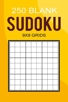 250 Blank Sudoku 9x9 Grids: Challenge Your Sudoku Skills - Creations, Michelia