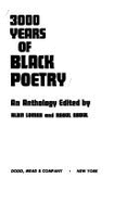 3000 Years of Black Poetry: An Antholog - Lomax, Alan