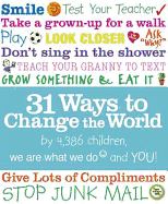 31 Ways to Change the World - Moss, Marissa, and We Are What We Do Community Interest Company