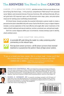 50 Critical Cancer Answers - Contreras, Francisco, M.D., and Kennedy, Daniel