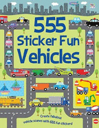 555 Sticker Fun - Vehicles Activity Book