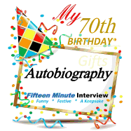 70th Birthday: Autobiography, 70th Birthday in All Departments, 70th Birhtday Decorations in All Departments