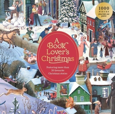 A Book Lover's Christmas 1000 Piece Puzzle: A 1000-Piece Jigsaw Puzzle - 