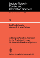 A Complex Variable Approach to the Analysis of Linear Multivariable Feedback Systems - Postlethwaite, I, and MacFarlane, A G J