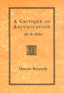A Critique of Adjudication [Fin de Sicle]: ,