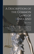 A Description of the Common Laws of England: According to the Rules of Art, Compared With the Prerogatives of the King. With the Substance and Effect of the Statutes (Disposed in Their Proper Places) by Which the Common Law Is Abridged, Enlarged, Or Any W