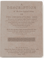 A Description of the New England Colony: Light Brown Lined Journal