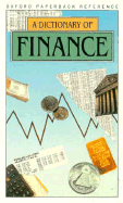 A Dictionary of Finance