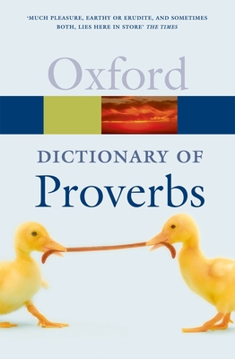 A Dictionary of Proverbs - Speake, Jennifer