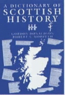 A Dictionary of Scottish History