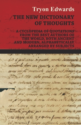 A Dictionary Of Thoughts - Edwards, Tryon