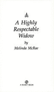 A Highly Respectable Widow