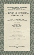 A History of Continental Criminal Law (1916)