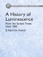 A History of Luminescence: From the Earliest Times Until 1900