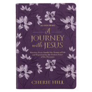 A Journey with Jesus 365 Devotions for Women, Purple Floral Faux Leather Flexcover