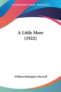 A Little More (1922)