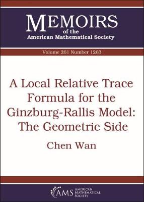 A Local Relative Trace Formula for the Ginzburg-Rallis Model: The Geometric Side - Wan, Chen