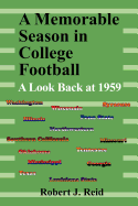 A Memorable Season in College Football