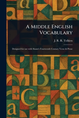 A Middle English Vocabulary - Tolkien, J R R (John Ronald Reuel)