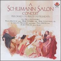A Schumann Salon Concert - Charlotte Hellekant (mezzo-soprano); Marc Schachman (oboe); Mark Steinberg (violin); Paul Groves (tenor);...