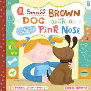 A Small Brown Dog with a Wet Pink Nose