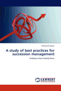 A Study of Best Practices for Succession Management