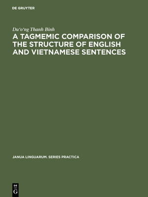 A tagmemic comparison of the structure of English and Vietnamese sentences - Binh, Du'o'ng Thanh