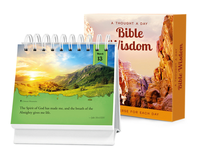 A Thought a Day Bible Wisdom: A Daily Desktop Quotebook - Wexler, Brooke (Compiled by)