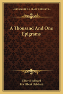 A Thousand And One Epigrams