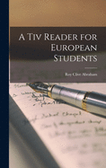 A Tiv Reader for European Students