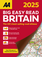 AA Big Easy Read Atlas Britain 2025