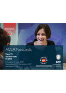 ACCA F6 Taxation FA2016: Passcards