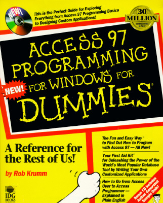 Access 97 Programming for Windows for Dummies - Krumm, Rob