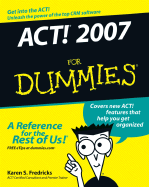 ACT! 2007 for Dummies