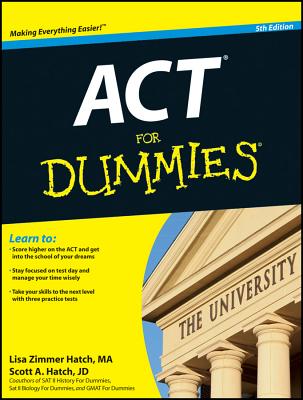 ACT for Dummies - Zimmer Hatch, Lisa, and Hatch, Scott A