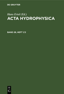 ACTA Hydrophysica. Band 28, Heft 1/2