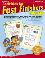 Activities for Fast Finishers: Math - Nobleman, Marc Tyler, and Tyler Nobleman, Marc