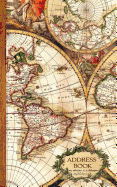 Address Book: Antique Map Gifts / Presents ( Small Telephone and Address Book )
