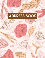 Address Book: Large Print Contact Book with Alphabetical Over 400+ for Record and Track