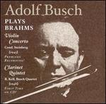 Adolf Busch Plays Brahms - Adolf Busch (violin); Busch String Quartet; Reginald Kell (clarinet); New York Philharmonic; William Steinberg (conductor)